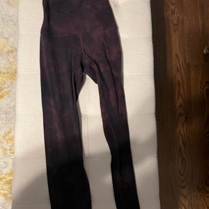 Lululemon space dyed align leggings
